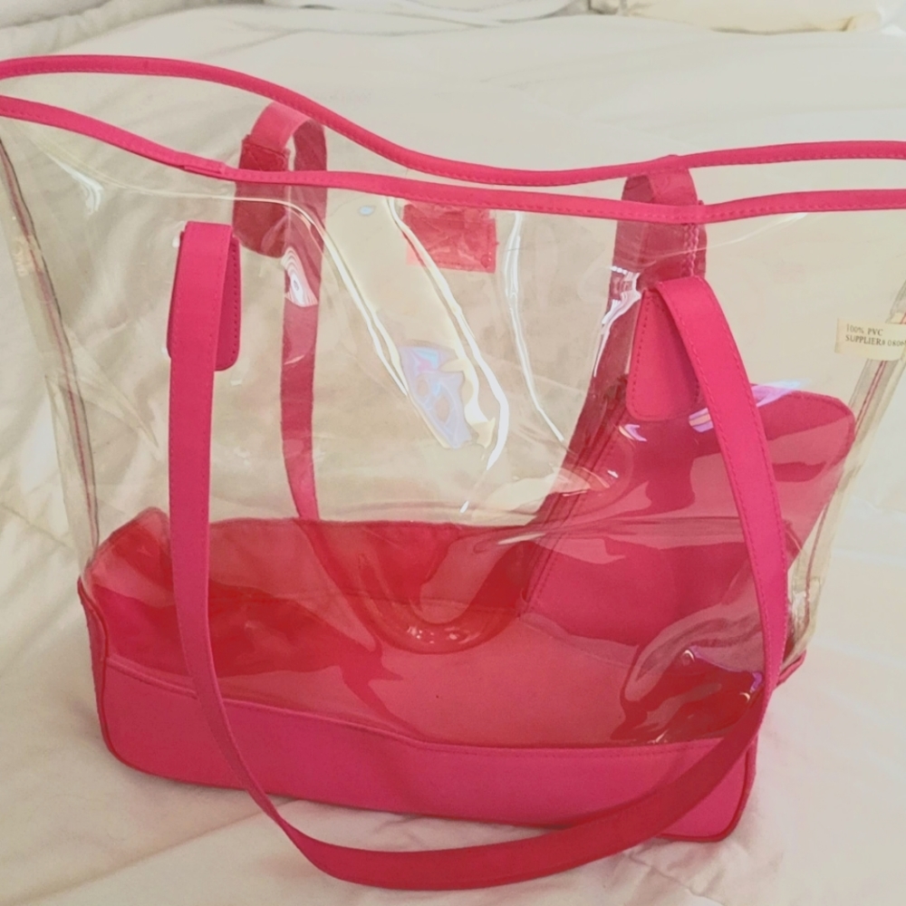 Transparent tote bag